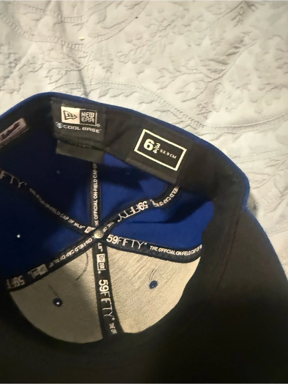 New Era Kids Royal Blue & Orange 59FIFTY Fitted Cap - Mets Logo